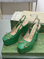 Gucci Women's High Heel Pump Green Size 35-41 cm	 - 4