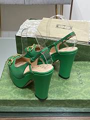Gucci Women's High Heel Pump Green Size 35-41 cm	 - 5