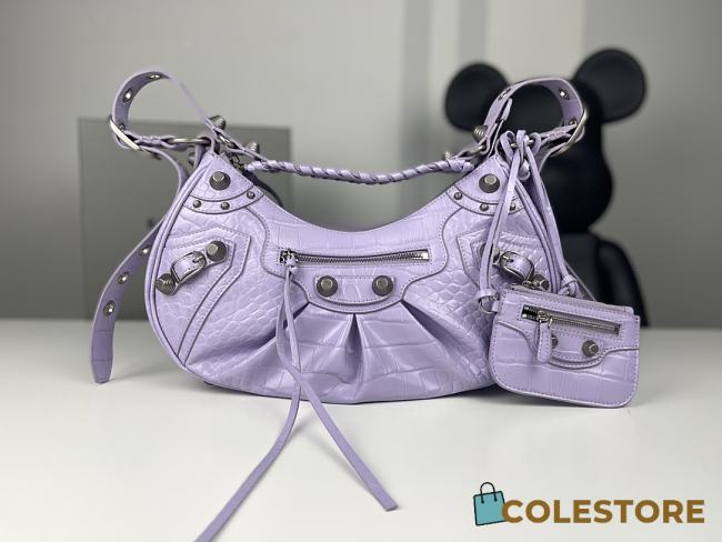 Balenci Le Cagole In Purple Size 33x16x8CM - 1