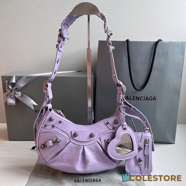 Colestore Balenciaga Le Cagole In Purple Size 26x16x10cm - 1