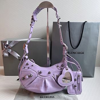 Colestore Balenciaga Le Cagole In Purple Size 26x16x10cm