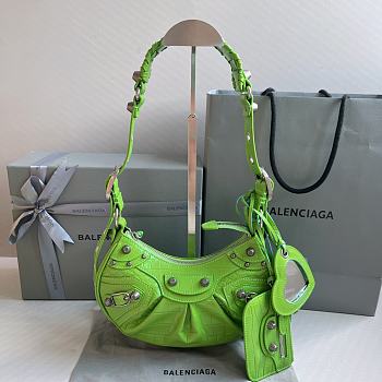 	Colestore  Balenciaga Le Cagole In Green  Size 26x16x10cm