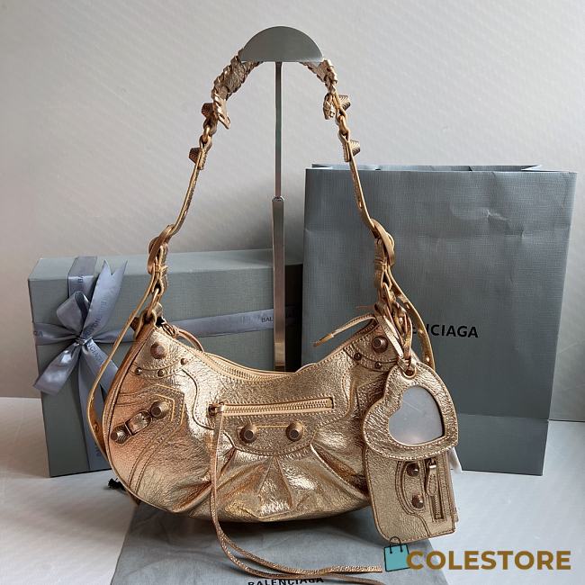 Balenci Le Cagole In Gold Size 33x16x8CM - 1