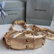 Balenci Le Cagole In Gold Size 33x16x8CM - 3