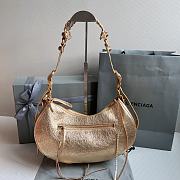 Balenci Le Cagole In Gold Size 33x16x8CM - 2