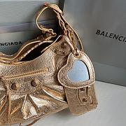 Balenci Le Cagole In Gold Size 33x16x8CM - 6