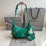 Colestore 	 Balenciaga Le Cagole In Dark Green Size 26x16x10cm - 1