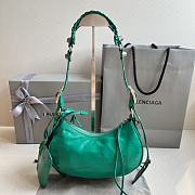 Colestore 	 Balenciaga Le Cagole In Dark Green Size 26x16x10cm - 3