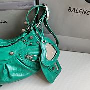 Colestore 	 Balenciaga Le Cagole In Dark Green Size 26x16x10cm - 5