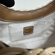 Miu Miu Wander Rattan Bag Size 21x16x10.5cm - 6