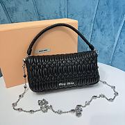 Miu Miu Women's Crystal Black Bag Size 22.5x4.5x12cm - 3