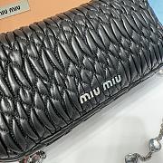 Miu Miu Women's Crystal Black Bag Size 22.5x4.5x12cm - 5