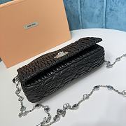 Miu Miu Women's Crystal Black Bag Size 22.5x4.5x12cm - 4