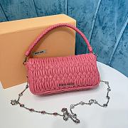 	 Miu Miu Women's Crystal Pink  Bag Size 22.5x4.5x12cm - 6