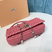 	 Miu Miu Women's Crystal Pink  Bag Size 22.5x4.5x12cm - 2
