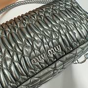 	 Miu Miu Women's Crystal Grey Bag Size 22.5x4.5x12cm - 3