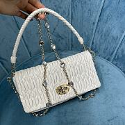 	 Miu Miu Women's Crystal White Bag Size 22.5x4.5x12cm - 3