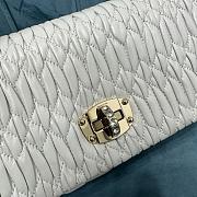 	 Miu Miu Women's Crystal White Bag Size 22.5x4.5x12cm - 4