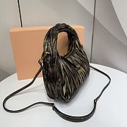 Miu Wander Matelassé Nappa Leather Mini Hobo Bag 23X13X7 - 3