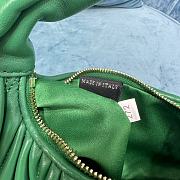 	 Miu Wander Matelassé Nappa Leather Mini Hobo Bag Green 23X13X7 - 6