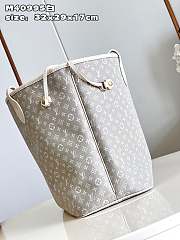 Louis Vuitton Neverfull Monogram White Size 32 x 29 x 17 cm  - 5