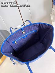 Louis Vuitton Neverfull Monogram Blue Size 32 x 29 x 17 cm - 5