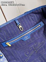 Louis Vuitton Neverfull Monogram Blue Size 32 x 29 x 17 cm - 4