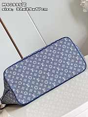 Louis Vuitton Neverfull Monogram Blue Size 32 x 29 x 17 cm - 2