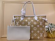 	 LV By The Pool Neverfull MM Bag White 31 x 28 x 14 cm - 1