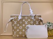 	 LV By The Pool Neverfull MM Bag White 31 x 28 x 14 cm - 2