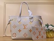 	 Louis Vuitton Neverfull MM Bag Light Beige  31 x 28 x 14 - 6