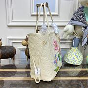 	 Louis Vuitton x YK Neverfull MM White Size 31*28*14cm - 2