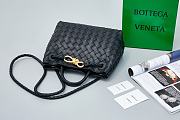 	 Bottega Veneta Andiamo Black Size 25×22×10.5 - 2