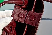 	 Bottega Veneta Andiamo Dark Red Size 25×22×10.5 - 4