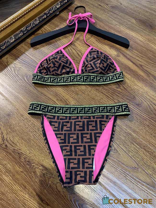 Fendi Swimwear Neon Pink - 1