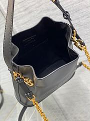 MEDIUM C'EST DIOR BAG Black CD-Embossed Calfskin Black 24×10×24.5cm - 6