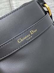 MEDIUM C'EST DIOR BAG Black CD-Embossed Calfskin Black 24×10×24.5cm - 5