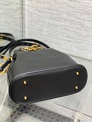 MEDIUM C'EST DIOR BAG Black CD-Embossed Calfskin Black 24×10×24.5cm - 4