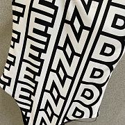 Fendi One-Piece Swimsuit Black/White - 5