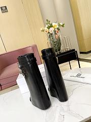 	 Givenchy Shark Lock Sandals In Black Leather Size 35-43cm - 6