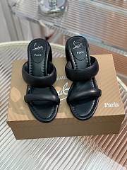 Christian Louboutin Inflama Sab 85 Leather Sandal Black - 1