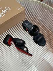 Christian Louboutin Inflama Sab 85 Leather Sandal Black - 4