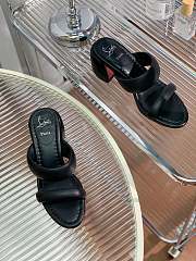 Christian Louboutin Inflama Sab 85 Leather Sandal Black - 5