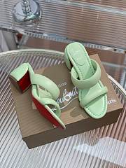 Christian Louboutin Inflama Sab 85 Leather Sandal Geen - 5