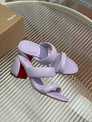 Christian Louboutin Inflama Sab 85 Leather Sandal Purple - 3
