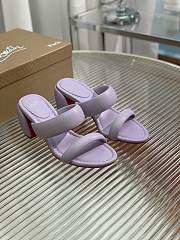 Christian Louboutin Inflama Sab 85 Leather Sandal Purple - 2