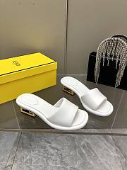 Fendi Women's Baguette Leather Sandals - 6