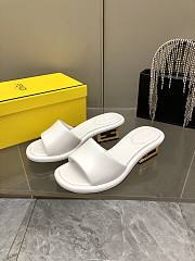 Fendi Women's Baguette Leather Sandals - 5