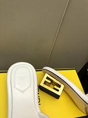 Fendi Women's Baguette Leather Sandals - 4