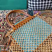 	 Goyard Net Aligre Tote Blue Size 30x34x7cm - 4